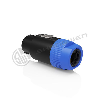 Custom Screw-type Terminals Latch Lock Cable Round Female Plug 30A 8 Pin Speaker Connector