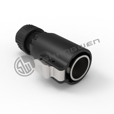 Outdoor IP67 Waterproof Metal Material Card Buckle 8P8C RJ45 Connectors 8 Core Male Signal Connector LED Display RJ45 Connector