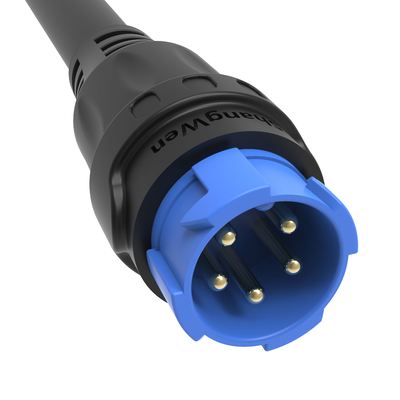 M19 Series Push-pull Self-locking Connection Industrial 5 Pin Female Male Plug Power  Connector