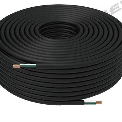 Power Cord Electrical Cord Cable 12AWG 300V 3C UL SJTW 300V 105℃ Black Power Cord 3 Core 12awg Bare Copper Cord Cable