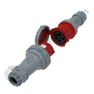 CEE IP67 Industrial Plug  125A 415v Mobile Plug 5pin Industrial Plug Socket Connector Outdoor Waterproof Connector