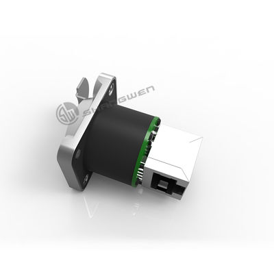 অডিও ইথারনেট চ্যাসি সংযোগকারী বৈদ্যুতিক Rj45 8 পিন সংযোগকারী