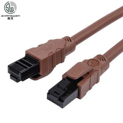 নমনীয় নরম Cat6a Cat6 ইথারনেট প্যাচ ক্যাবল 24awg অ্যান্টিফ্রিজ ইঞ্জিনিয়ারিং লেভেল ইউটিপি ক্যাবল