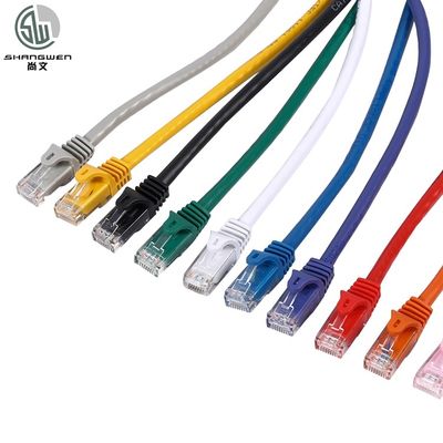 Rj45 Cat6 Cat6a Cat5E UTP প্যাচ কর্ড ক্যাবল 1m 3m 5m কম্পিউটার নেটওয়ার্ক ক্যাবল
