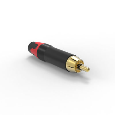 50V 16A আরসিএ অডিও সংযোগকারী ধাতু আরসিএ পুরুষ সংযোগকারী জলরোধী
