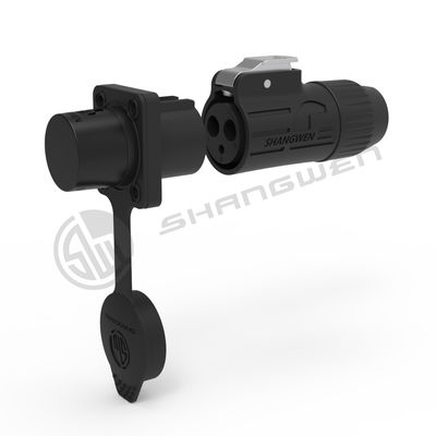 IP67 PBT Material 3pin  Male Female power Waterproof Connector