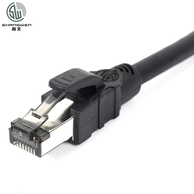 Cat5e FTP ইথারনেট নেটওয়ার্ক ইন্টারনেট প্যাচ কর্ড ক্যাবল RJ45 24AWG 4P 4pair CE UL মাল্টিপল কপার টুইস্ট সফট সিসিএ বিসি কন্ডাক্টর