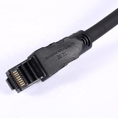 Cat6a 24awg ইউটিপি ক্যাবল পিভিসি জ্যাকেট 4 জোড়া সিই ইউএল মাল্টিপলটুইস্ট 100% অক্সিজেন মুক্ত খাঁটি তামা ইনডোর ব্লু ব্ল্যাক ইথারনেট নেটওয়ার্ক