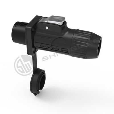 Outdoor Use White 3-Core Male Powercon Ip65 Waterproof Lighting Connector Female Male Socket 3-Pin Trailer Plug Three-Pole