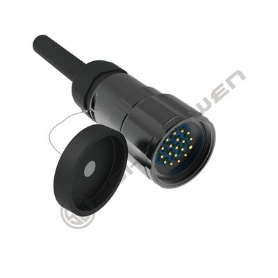19-Pin Socapex Power Extension Cable with PVC Housing Copper Electrical Plug and Multipin Male Female Connectors IP67 Level