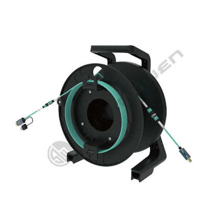 TPU Armored Jumper LC FC SC ST singlemode Fiber Optic OM3 convert  Detachable 8K Fiber Optic HD data MPO Cable Kit