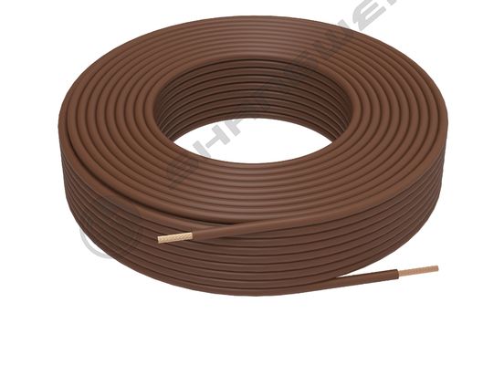 RV Single Conductor PVC Insulated Wire Power Cord 1*1.5mm² H07V-K 450/750V Brown CE CCC VDE  Insulation Bare Copper Single Core