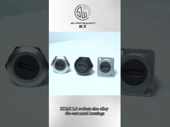 ইন্ডাস্ট্রিয়াল ইলেকট্রনিক্স আনুষাঙ্গিক এবং HDMI এর জন্য জিংক অ্যালোয় গোলাকার ডাস্টপ্রুফ অডিও ডেটা সংযোগকারী