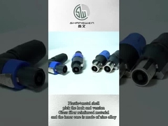 মহিলা দ্রুত লক ৪ পিন লাউডস্পিকার সংযোগকারী শিল্প ইলেকট্রনিক্স যন্ত্রাংশগুলির জন্য