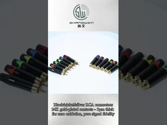 ইন্ডাস্ট্রিয়াল প্লাগ আরসিএ অডিও সংযোগকারী 2 যোগাযোগ আরসিএ পুরুষ লোটাস জ্যাক