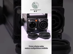 আইপি৬৭ মহিলা সংযোগকারী শিল্প প্রয়োগের জন্য ডি আকৃতির আনুষাঙ্গিক প্যাক