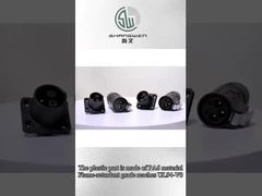 আইপি 67 পিবিটি উপাদান 3 পিন পুরুষ মহিলা শক্তি জলরোধী সংযোগকারী