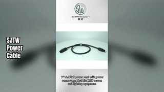 SJTW পাওয়ার কেবল 16AWG 300V আউটডোর কর্ড